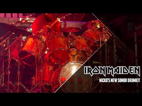 Iron Maiden - Nicko&#039;s new drums