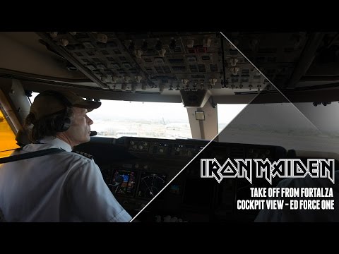 Iron Maiden - Ed Force One take off from Fortaleza