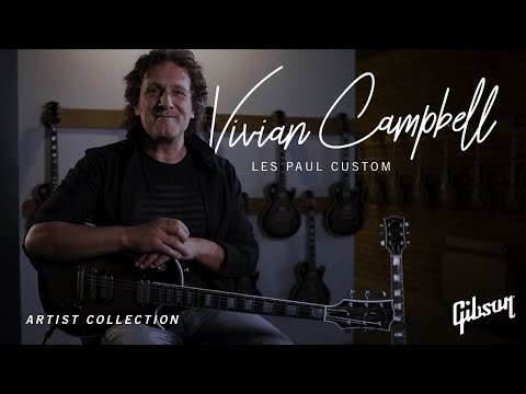Vivian Campbell on his Signature Gibson Custom Les Paul and his long time love for Les Pauls