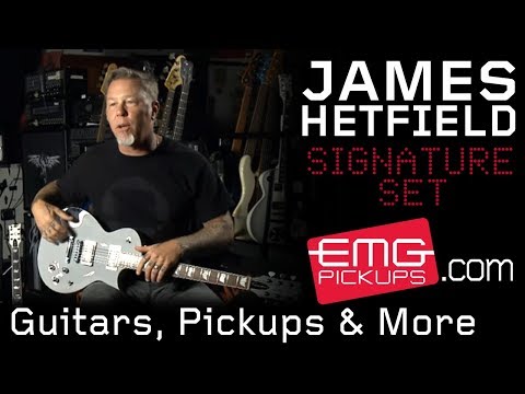 James Hetfield talks with EMGtv about guitars, pickups and more