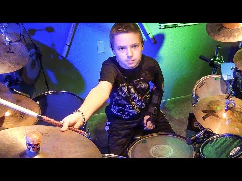 The Trooper - Iron Maiden (Drum Cover) age 9
