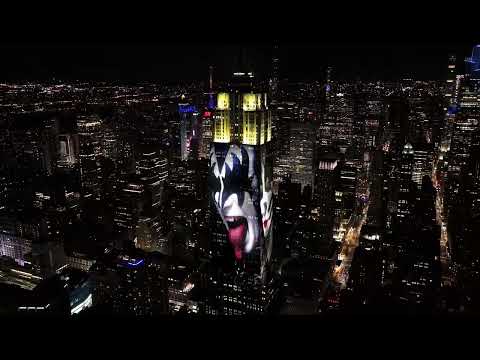 KISS Celebrates Their Final Shows Ever with Empire State Building Music-to-Lights Show