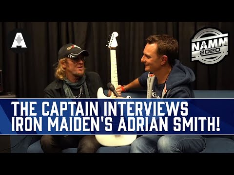 The Captain Meets Iron Maiden&#039;s Adrian Smith! - NAMM 2020