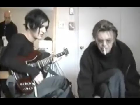 Placebo ft. David Bowie - Without You I&#039;m Nothing (Backstage at Irving Plaza, New York 29.03.99)