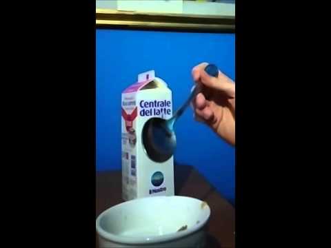 Eating a bowl of cereal in slow motion