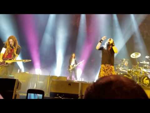 Korn - Drums &amp; Bass solo Word up ft Tye Trujillo Live Bogota 2017 04 17