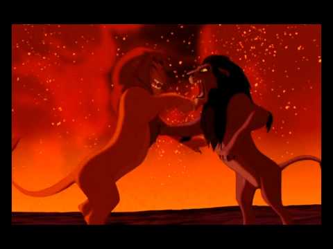 Simba Vs Scar-Lion King Fight Scene HD