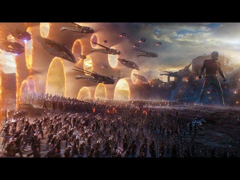 Captain America &quot;Avengers Assemble&quot; Scene - Portal Scene - Avengers : Endgame (2019) Scene