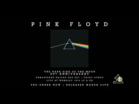 PINK FLOYD&#039;S THE DARK SIDE OF THE MOON 50TH ANNIVERSARY. RELEASED MARCH 24TH.