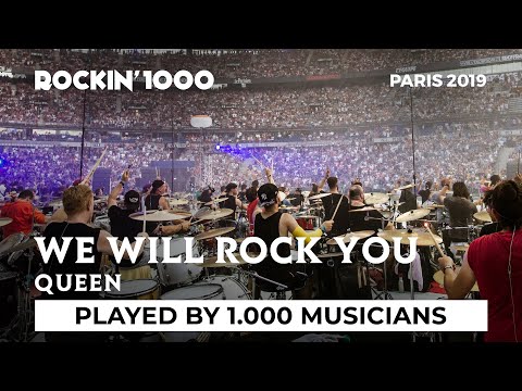 We Will Rock You - Queen / Rockin&#039;1000 at Stade De France