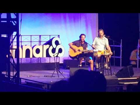 Judd Apatow and Eddie Vedder tribute to Gary Shandling at Bonnaroo 2016