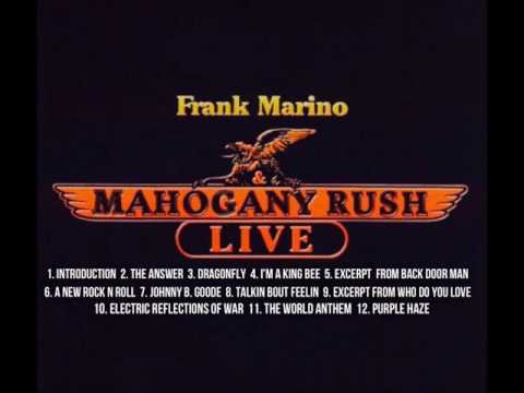 FRANK MARINO &amp; MAHOGANY RUSH...LIVE ..THE OFFICIAL ALBUM