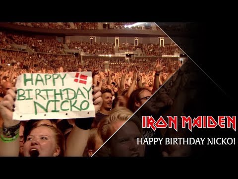 Iron Maiden - Happy Birthday Nicko (Copenhagen June 5th)