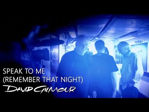 David Gilmour - Intro Credits / Speak To Me (Remember That Night)