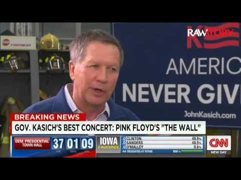 John Kasich: I&#039;ll reunite Pink Floyd as president
