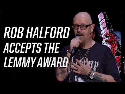 Rob Halford Accepts the &#039;Lemmy&#039; Lifetime Achievement Award - 2017 Loudwire Music Awards