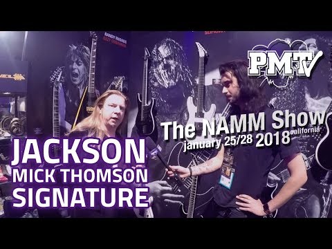 NAMM 2018 Jackson Mick Thomson Signature Slipknot Guitar