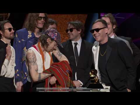 Cage The Elephant Wins Best Rock Album | 2020 GRAMMYs Acceptance Speech