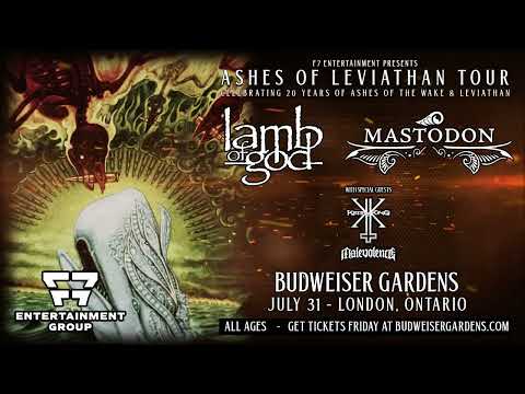 LAMB OF GOD &amp; MASTODON: Ashes of Leviathan Tour @ Budweiser Gardens July 31, 2024