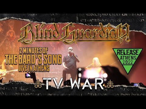 (4k) Blind Guardian - 2 minutes of the Bard&#039;s Song Live in Athens