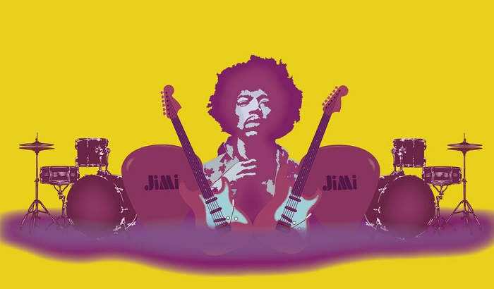 Jimi Hendrix (by chrisonydotcom @DeviantArt)