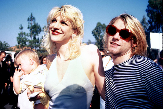 Kurt Cobain, Courtney Love & Frances Bean Cobain