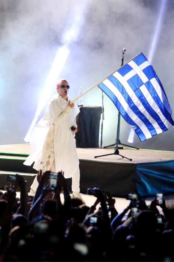 jared leto - 30 seconds to mars live athens