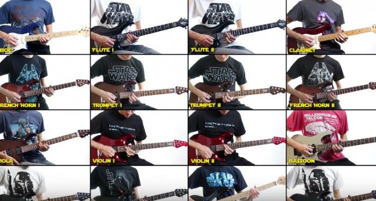 Star Wars theme 31 guitars