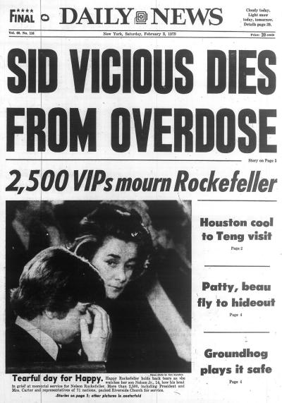 Ο Τύπος για τον θάνατο του Sid Vicious