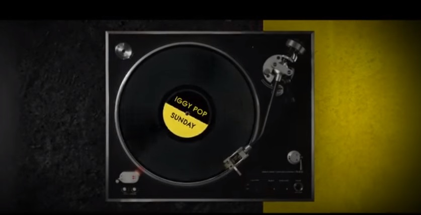 Iggy Pop 'Sunday' visualizer video