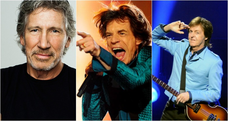 Roger Waters - Mick Jagger - Paul McCartney