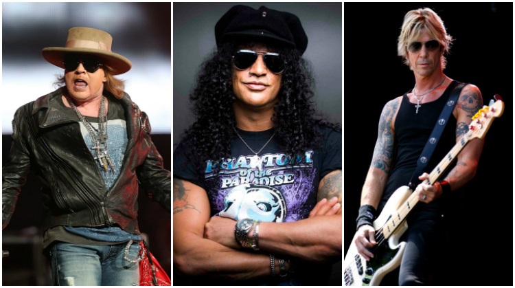 Guns N' Roses - Axl Rose - Slash -Duff McKagan