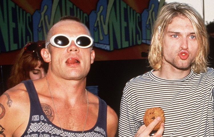 Flea & Kurt Cobain
