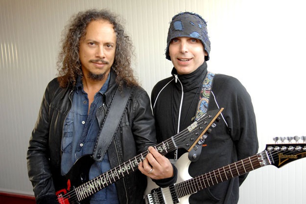 Kirk Hammett - Joe Satriani (By Ross Halfin Photography)