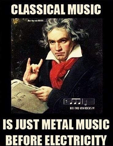 Metal & Classical music meme