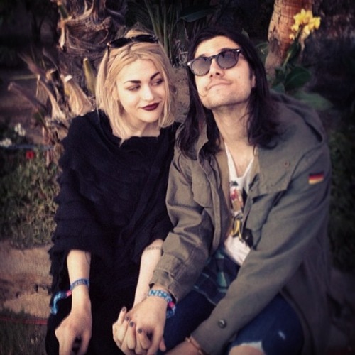 Η Frances Cobain με τον πρώην σύζυγό της