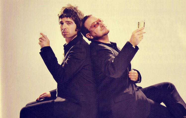 Noel Gallagher και Bono (U2) (2006)