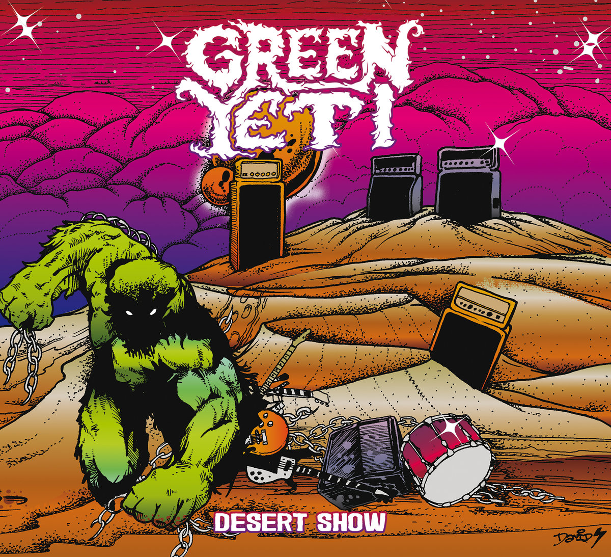 Green Yeti - Desert Show / Εξώφυλλο