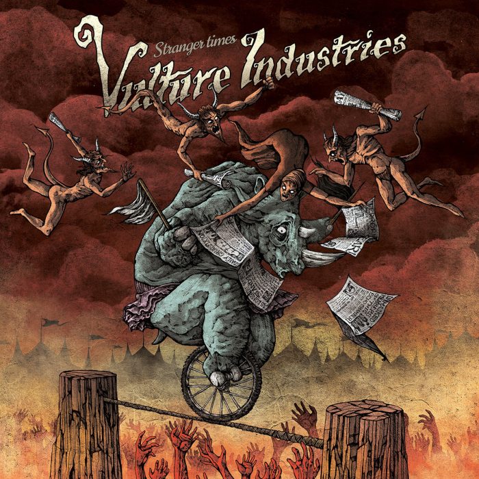 Vulture Industries - Stranger Times / Εξώφυλλο