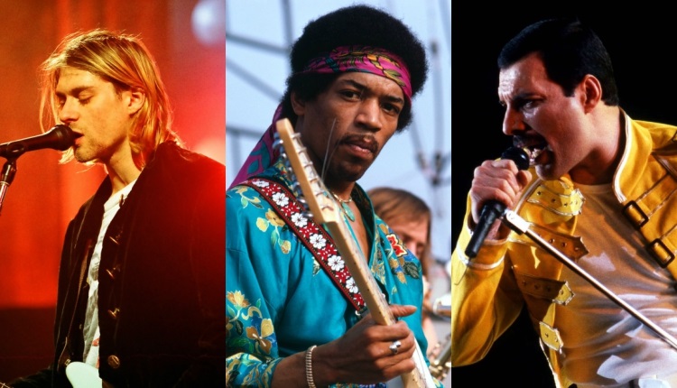 Kurt Cobain/Jimi Hendrix/Freddie Mercury