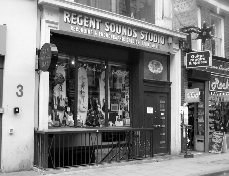 Regent Sounds Studio όπου ηχογράφησαν οι Black Sabbath.