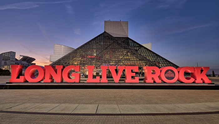 Το μουσείο του Rock and Roll Hall of Fame στο Cleveland