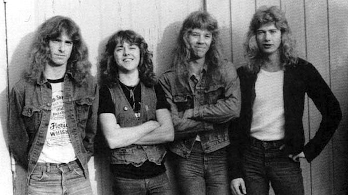 Cliff Burton, Lars Ulrich, James Hetfield, Dave Mustaine