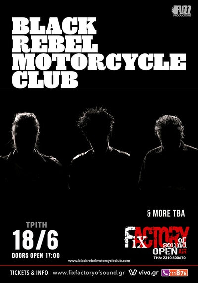 Black Rebel Motorcycle Club @Fix Factory of Sound Open Air