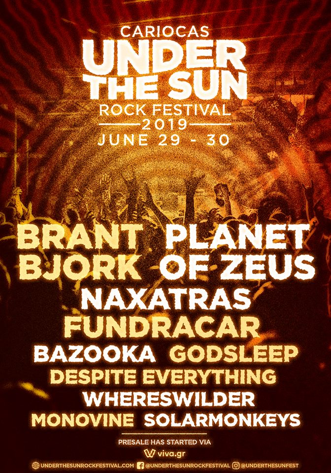 Under The Sun Rock Festival 2019 / Poster