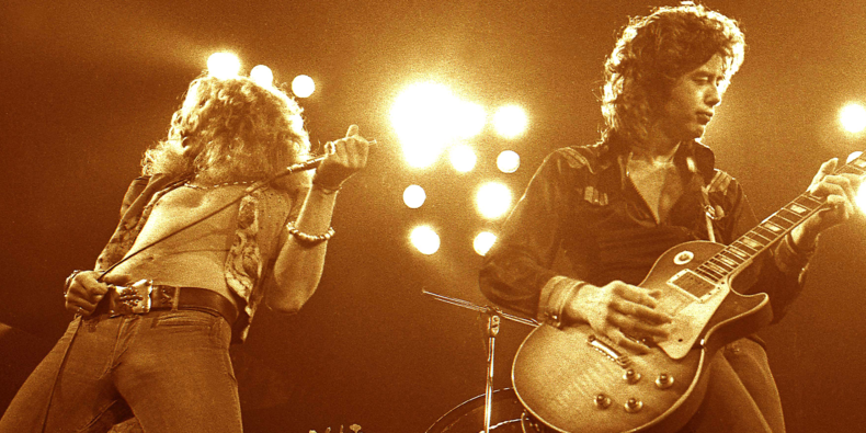 Led Zeppelin 1972 (Robert Knight Archive)