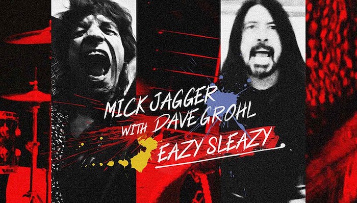 'Eazy Sleazy' artwork / Mick Jagger - Dave-Grohl
