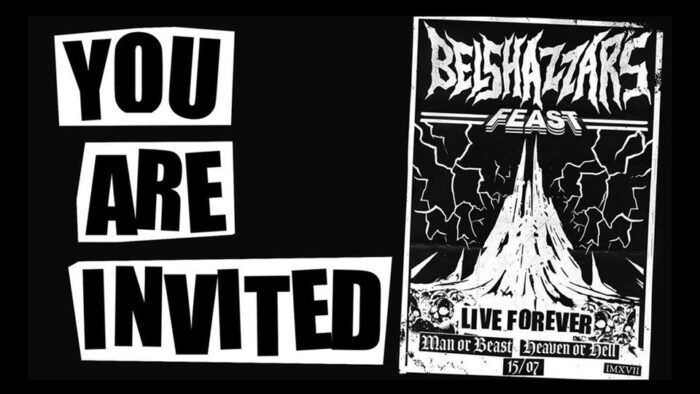 Iron Maiden - Belshazzar's Feast Invitation