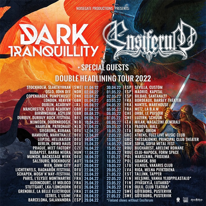 Drank Tranquility και Ensiferum live in Greece 2022