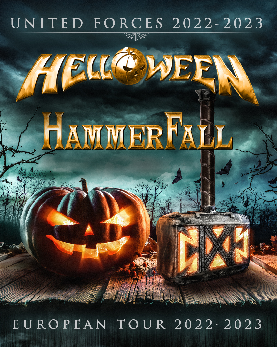 Helloween: Ευρωπαϊκή περιοδεία με τους Hammerfall